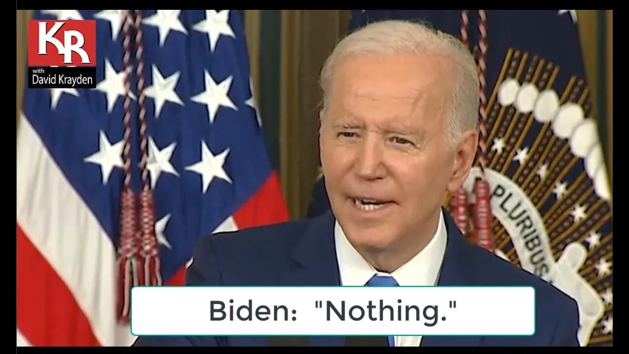 President Biden promises to change nothing and stop drilling