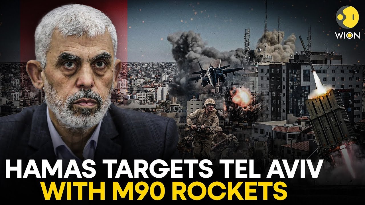 Hamas attacks Israel with 'M90 rockets', explosions heard in Tel Aviv