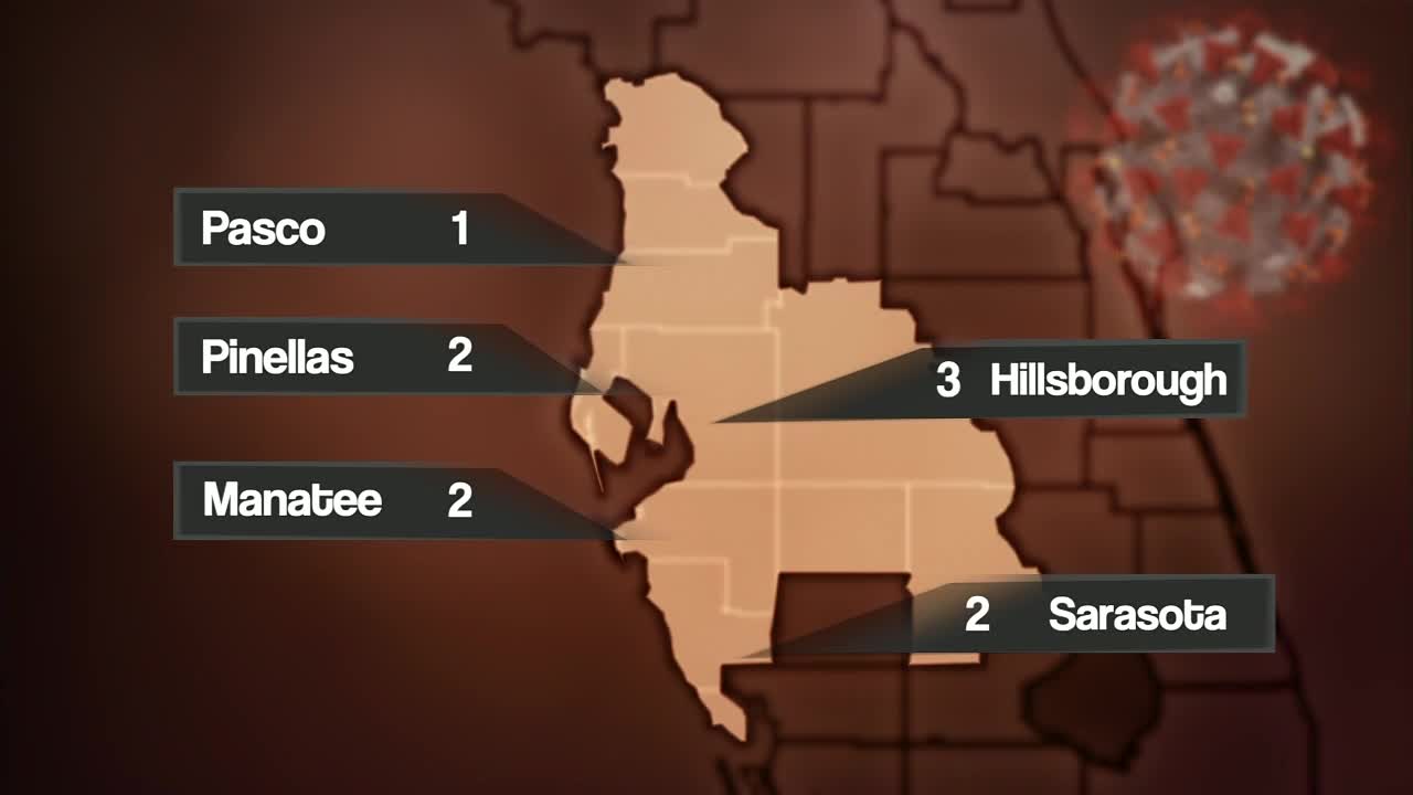 15 people, including 1 in Hillsborough Co., test positive for coronavirus in Fla., DOH says