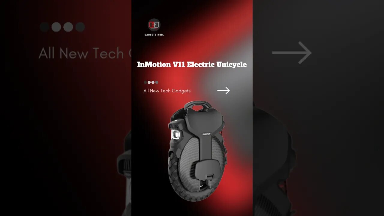 InMotion V11 Electric Unicycle #gadgets #ebike #inmotion #unicycle #technology #coolgadgets