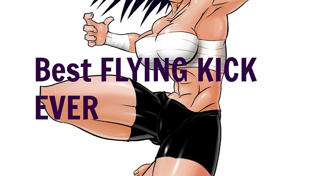 best flying kick ever