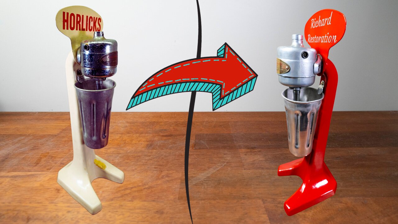 Restoring a Dead Vintage Milkshake Machine: Unveiling Its Secrets
