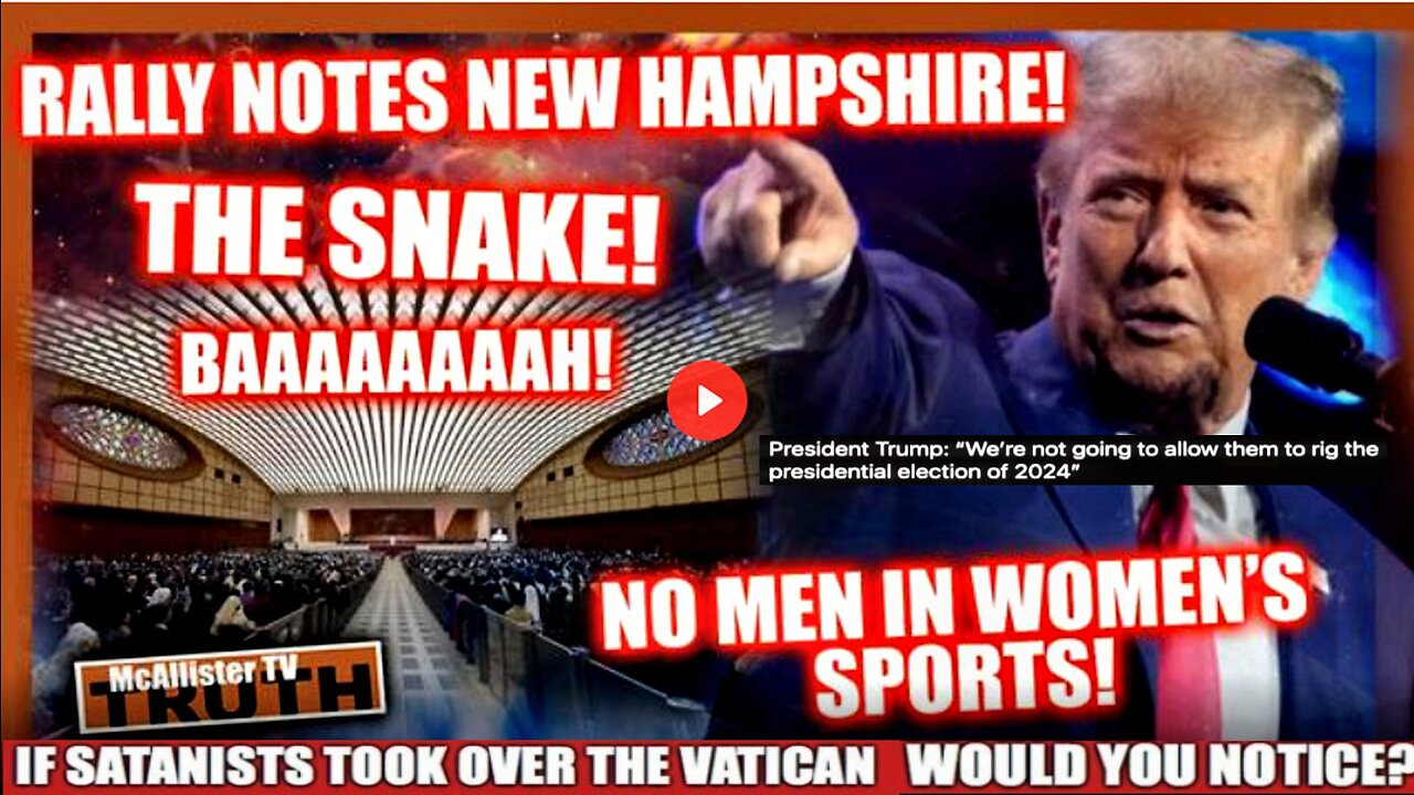 TRUMP NH SPEECH! OKRU! OBAMA CROOKED JOE'S BOSS! HILLARY IRRELEVANT! BAAAAAAAH!