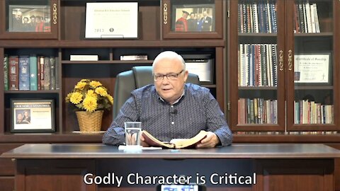 Godly Character is Critical