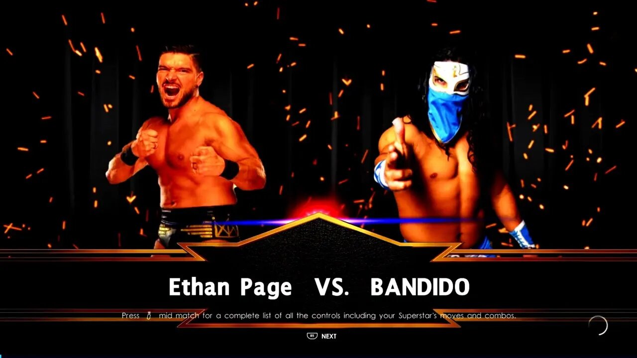 AEW Dynamite Bandido vs Ethan Page AEW World Title Eliminator Tournament Semi-Finals Match