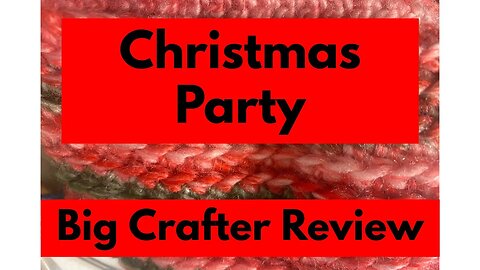 My Christmas Party With My Knitting Crochet Group