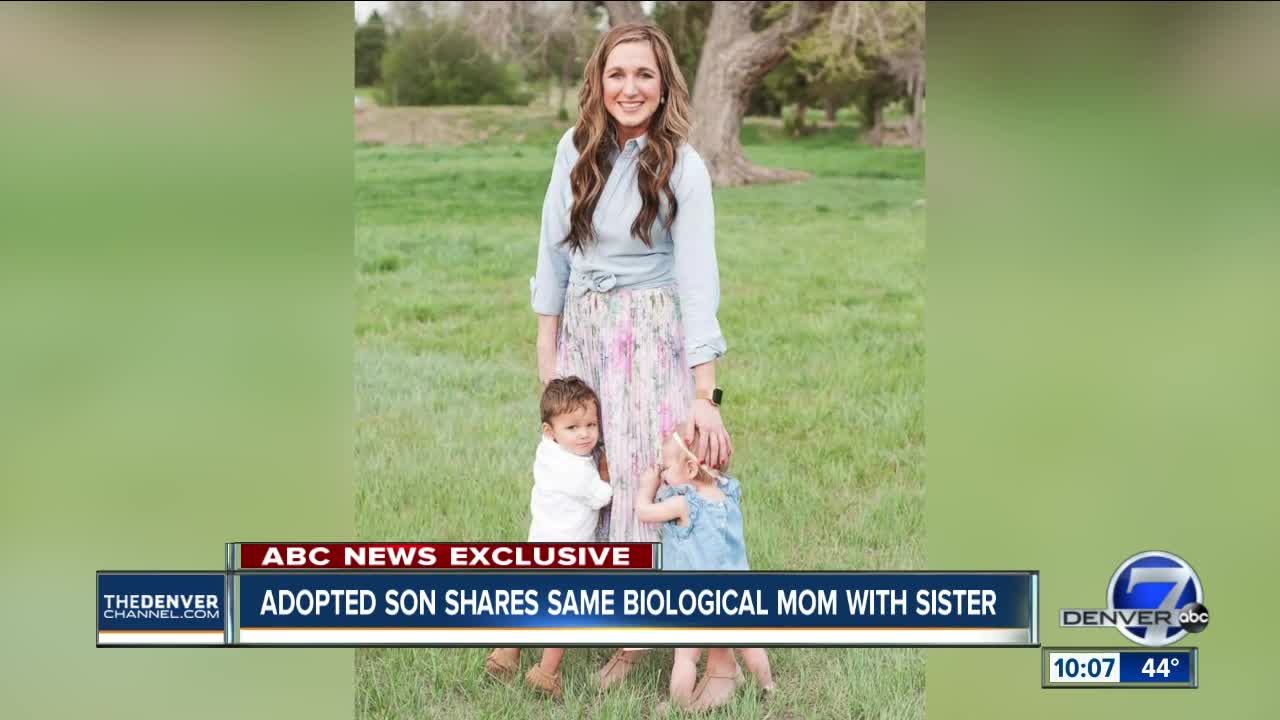 Parker woman discovers adopted son and girl she's fostering have the same biological mother