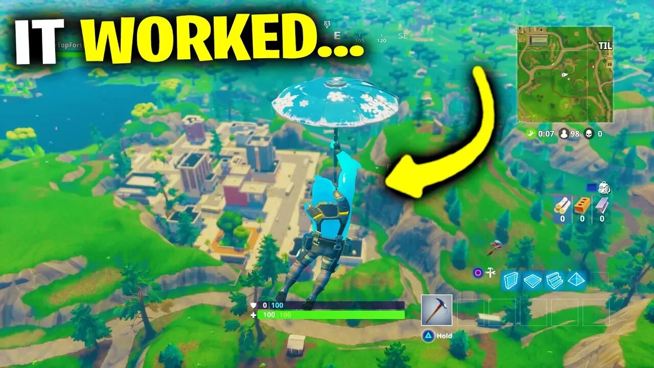 I Tried Glitching To OLD Map.. (Fortnite Chapter 2)