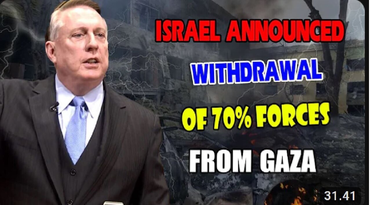 Douglas McGregor: ISRAEL has announced the WITHDRAWAL of 70% forces from Gaza, began with the truce