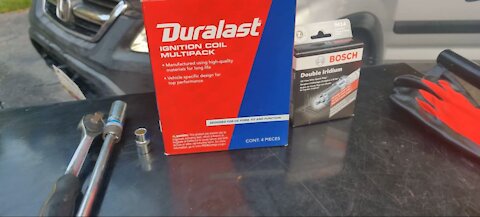 2002-2005 honda CRV Spark plug and Ignition coil change