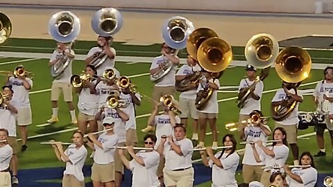 Vince in the San Angelo Ram Band on ASU family weekend