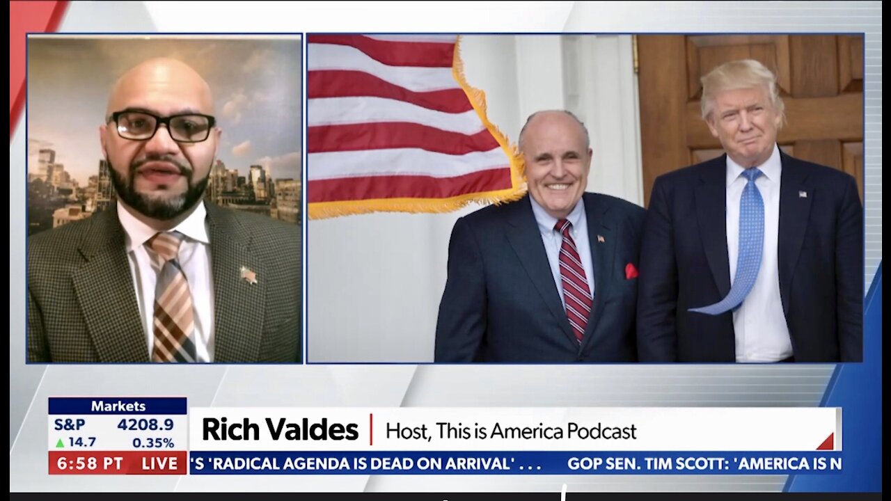 Valdes on Newsmax TV: Harris is a death sentence, Giuliani is an American patriot!