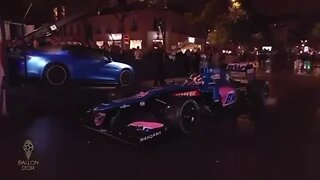 Ocon transports the Ballon d'Or 2022 #ballondor #f1