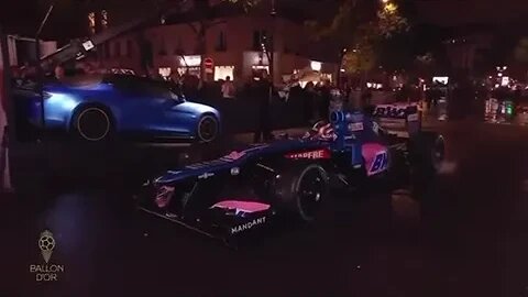 Ocon transports the Ballon d'Or 2022 #ballondor #f1