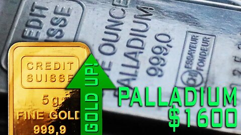 Palladium Breaks $1600! Gold Up On Expected Fed Action!