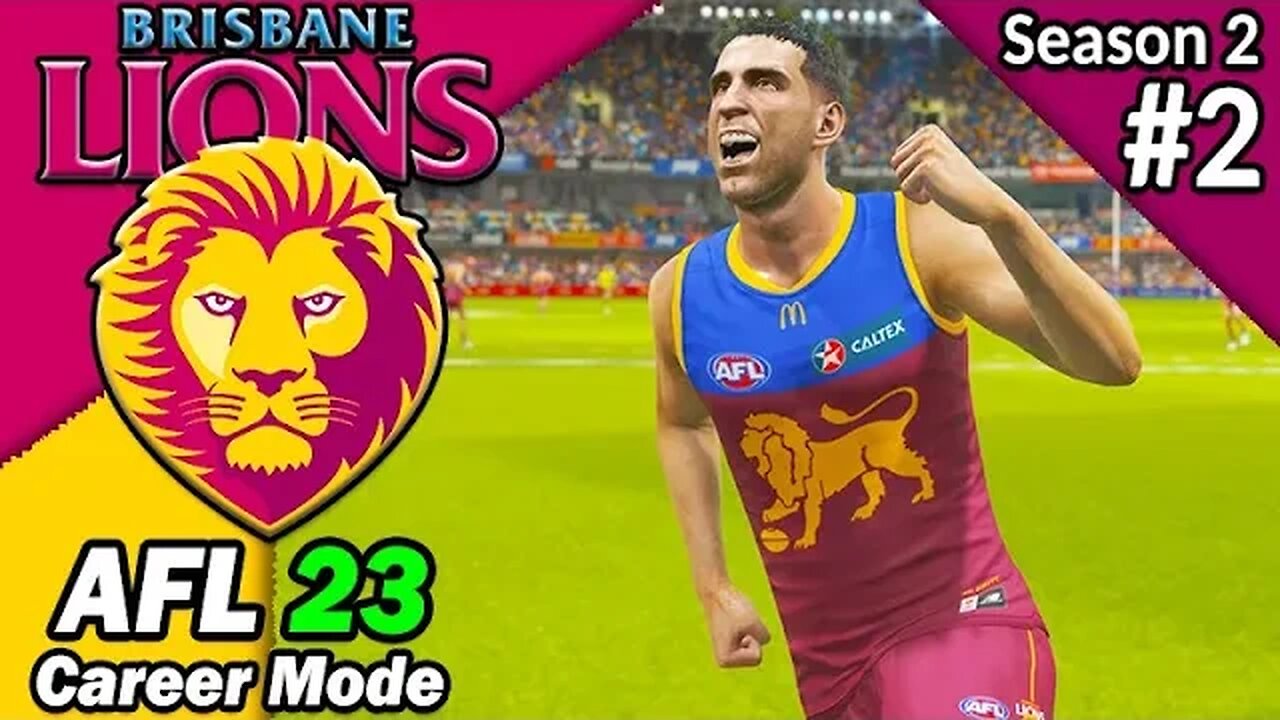 BEN KING TRADED TO BRISBANE! AFL 23 Brisbane Lions Management Career Gameplay Season 2 #2