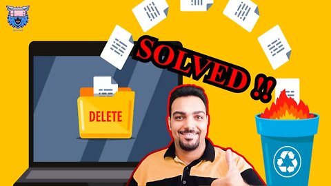 How to Delete undeletable files (The file is no longer located in --)