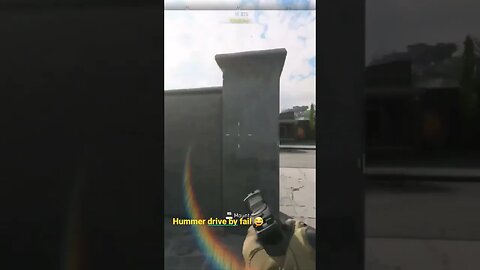 Hummer drive by fail..diving headshot 🎯☠️ #cod #warzone #callofduty