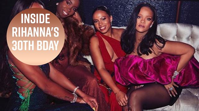 Rihanna throws super fancy 30th birthday bash