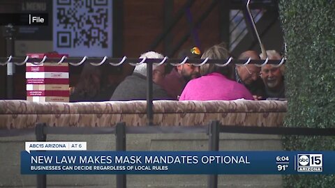 Arizona businesses no longer have to enforce city mask mandates