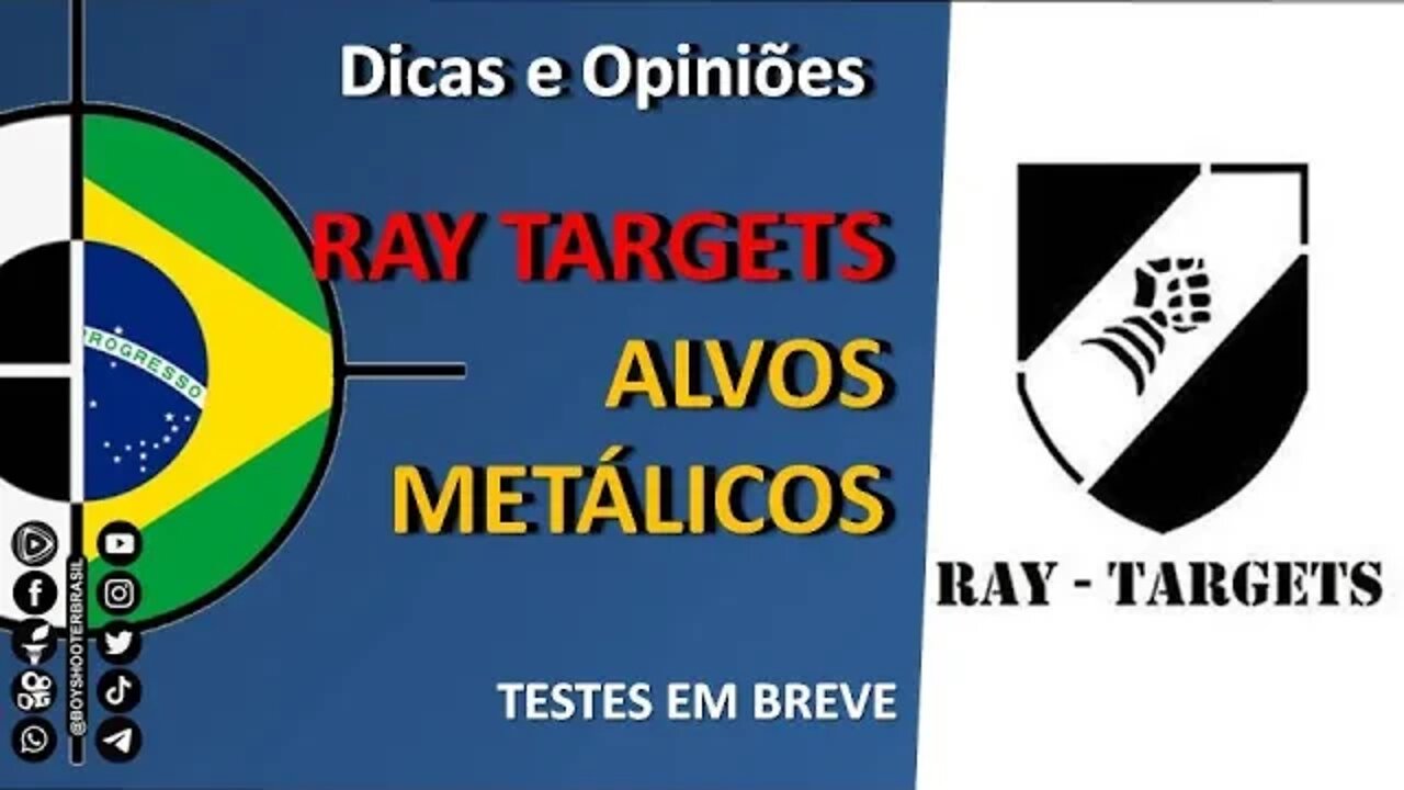 Treino, competição e muita diversão - Alvos Metálicos RAY TARGETS