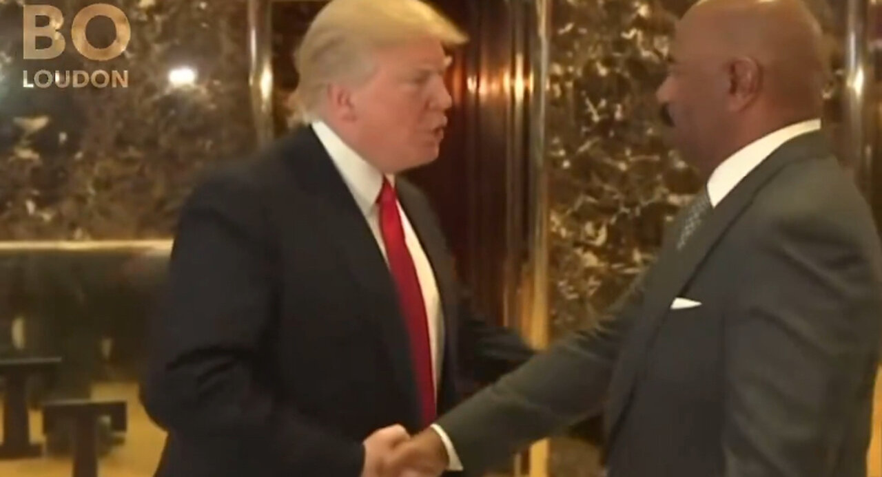 STEVE HARVEY ONCE PRAISED TRUMP FOR CREATING HIS ENVISION PROGRAM TO HELP LOW INCOME FAMILIES