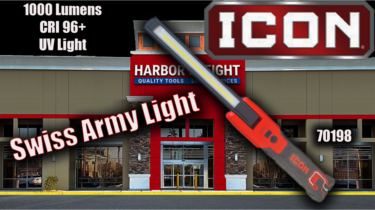 Harbor Freight Icon 1000 Lumen Bar Light