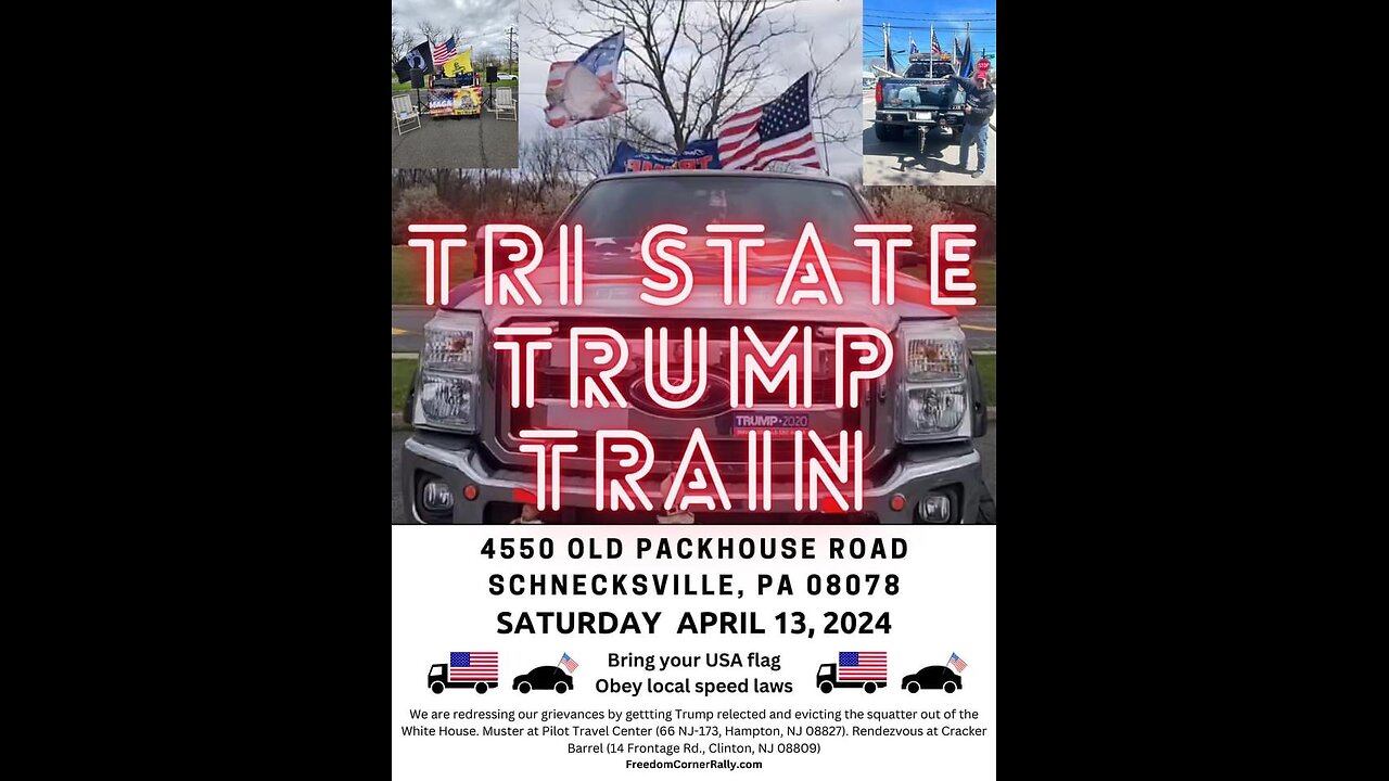 Long Island to Pennsylvania Trump Rally April 13, 2024 #UCNYNEWS