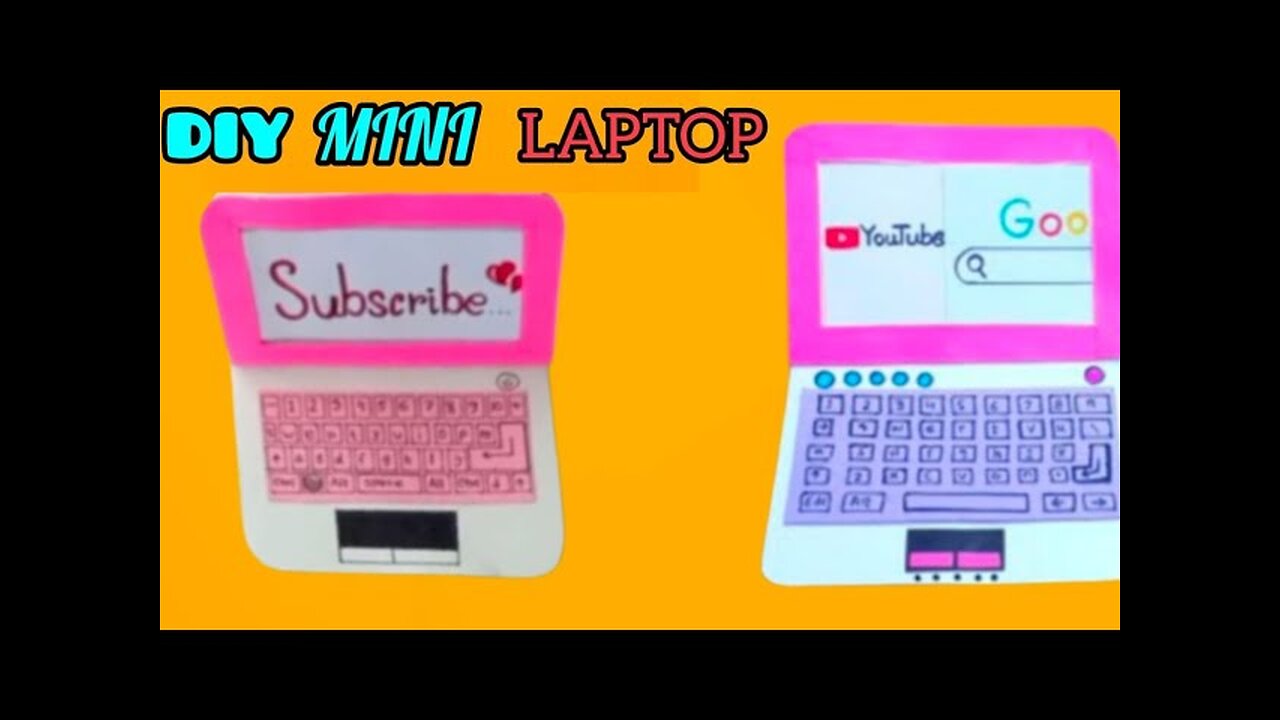 How to Make Laptop From Paper / DIY Paper Laptop / Origami Paper Craft