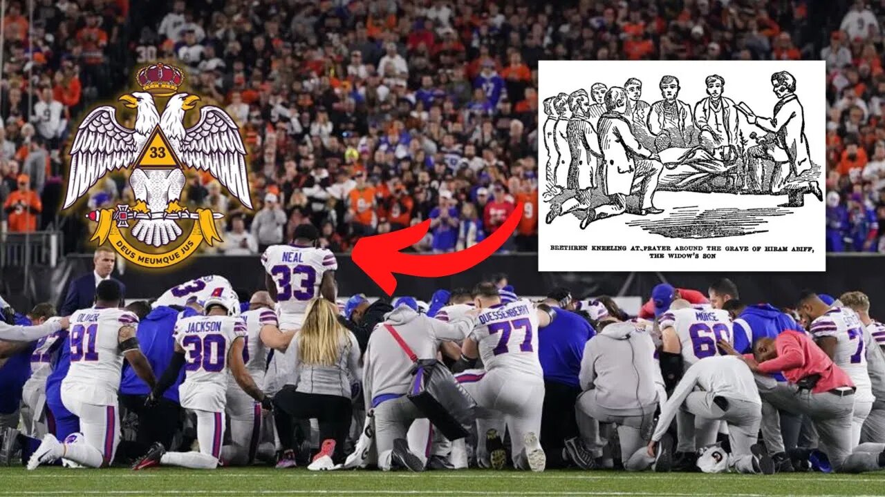 NFL Player Damar Hamlin COLLAPSING Mid Game Was A MASONIC RITUAL