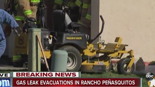 Rancho Peï¿½asquitos gas leak