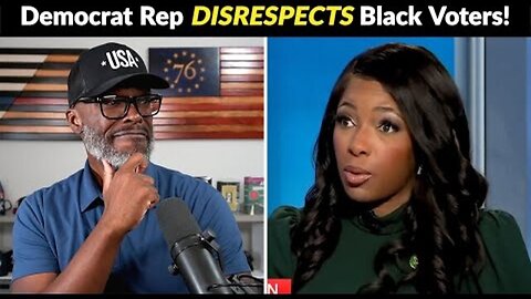 JASMINE CROCKETT DISRESPECTS BLACK VOTERS OVER DROP IN BIDEN SUPPORT!