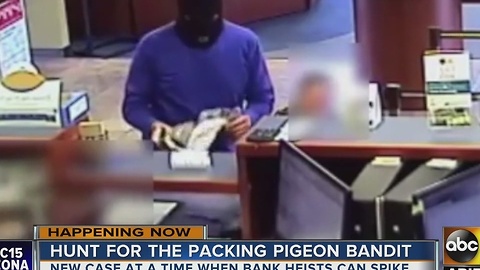 Brazen bank robber on the loose in Phoenix