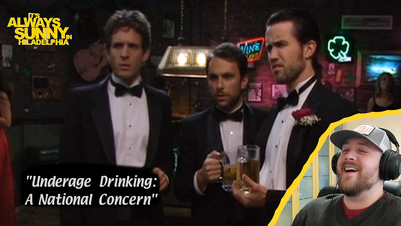 It's Always Sunny in Philadelphia 1x3 Reaction *Underage Drinking - A National Concern*