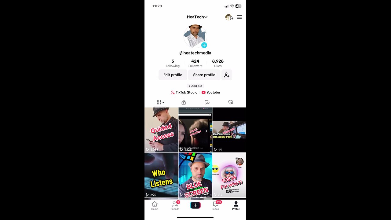 Reset TikTok preferences