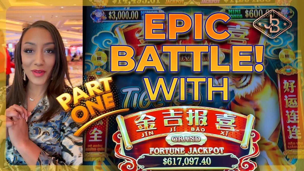 Epic Battle! with Grand Tiger Slot in Las Vegas! Part One.