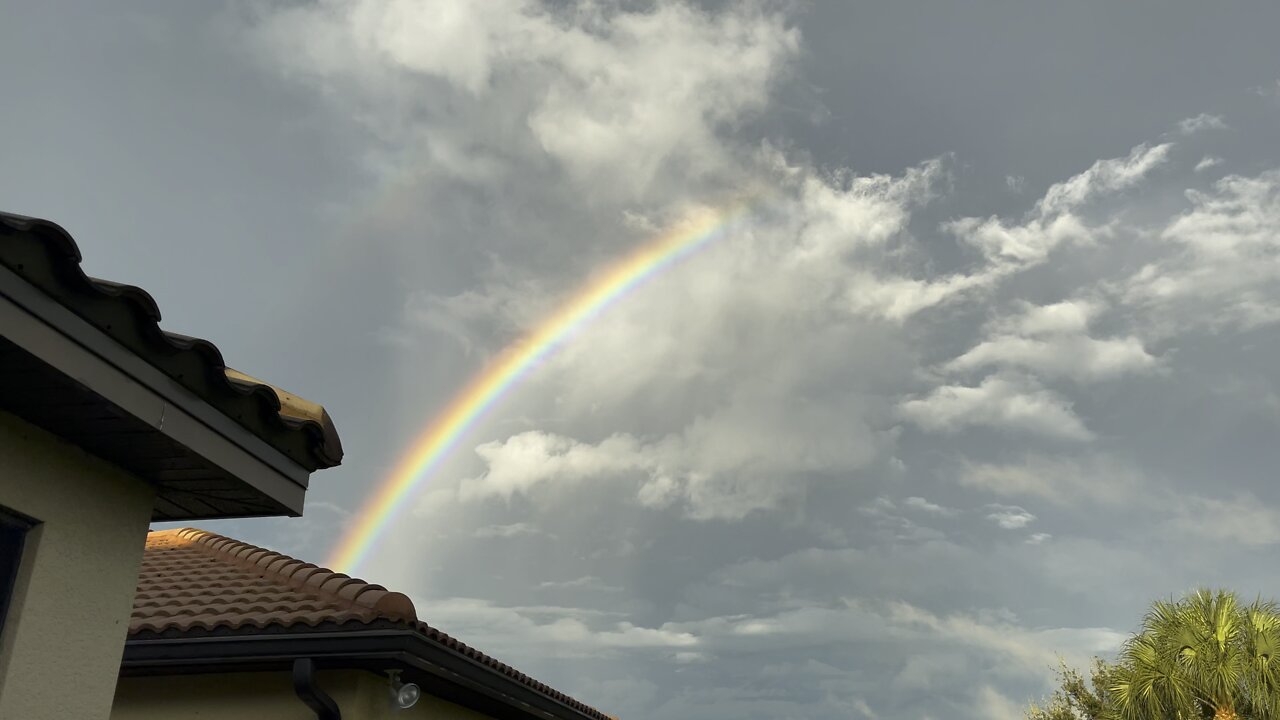 Partial Double Rainbow In Paradise (Widescreen) #4K￼