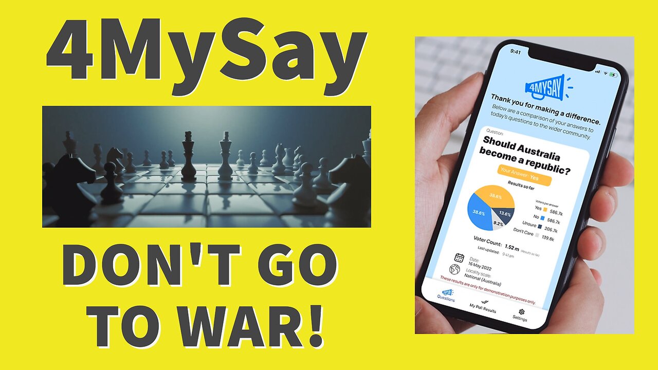 DON'T GO TO WAR!