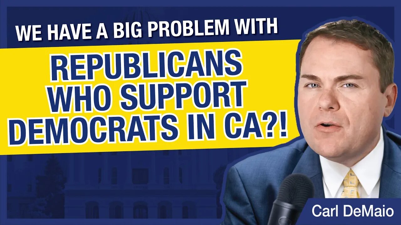 THIS is why Republicans are stuck in the MINORITY in CA!