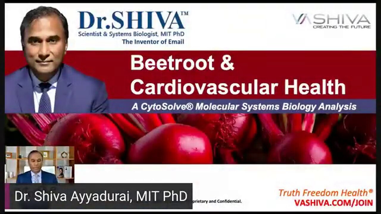 Dr.SHIVA™: Beetroot on Heart Health @CytoSolve® Systems Analysis(3/21)