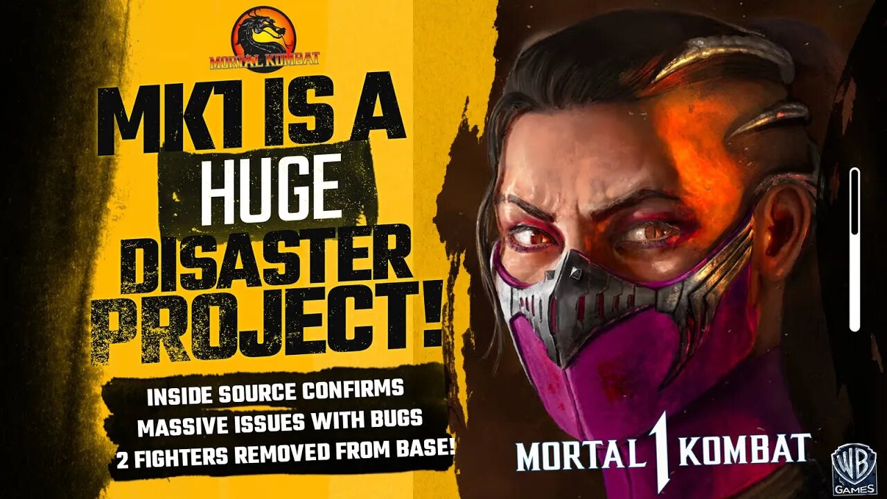 Mortal Kombat 1 Exclusive: MASSIVE BUGS, CHAOS WITH LAUNCH 2 FIGHTER REMOVED FROM BASE! ETC