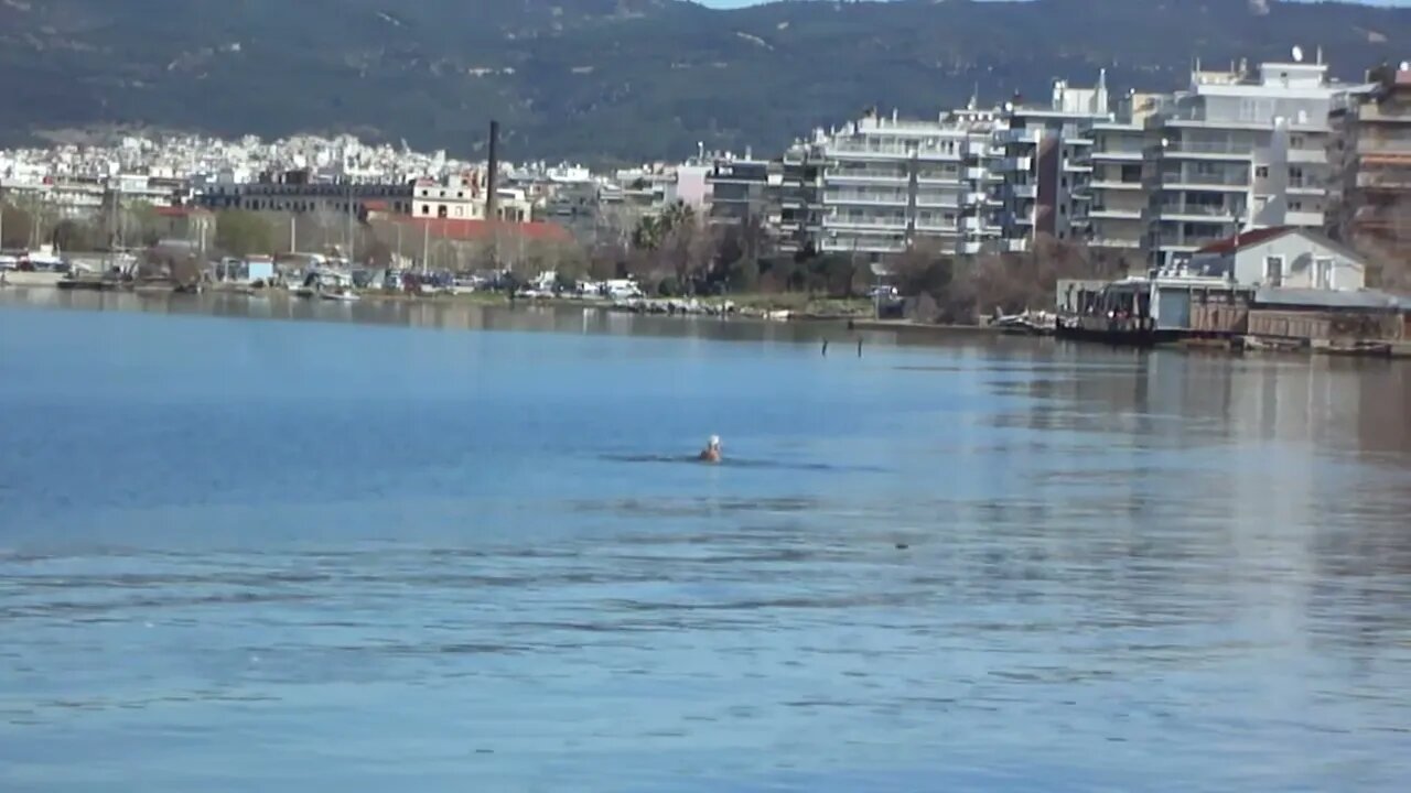 Εθελοντικός καθαρισμός ακτής Ντοβίλ από μικρούς και μεγάλους και ανοιξιάτικη κολυμβήτρια