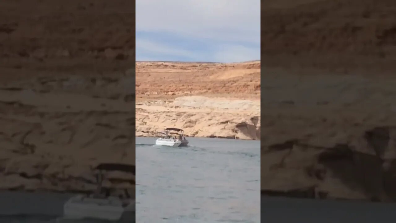 Boating on Lake Powell, June 2022