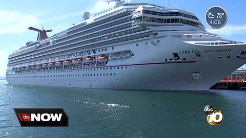 Cruise ship makes unexpected stop in San Diego