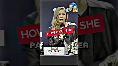 Ronda Rhousey DEBUNKS The Pay Gap