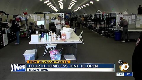 Fourth San Diego homeless bridge shelter to open