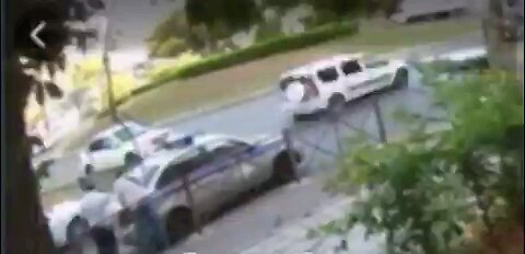 Russia. Footage of a the attack on traffic police in Derbent.
