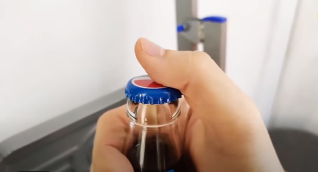 open a glass bottle without a bottle opener