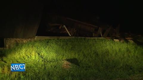 Storm damages buildings in Reedsville area
