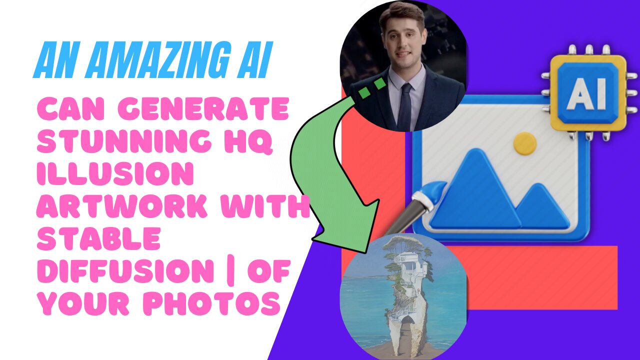 An Amazing AI | Can Generate Stunning HQ Illusion Artwork With Stable Diffusion | Of Your Photos